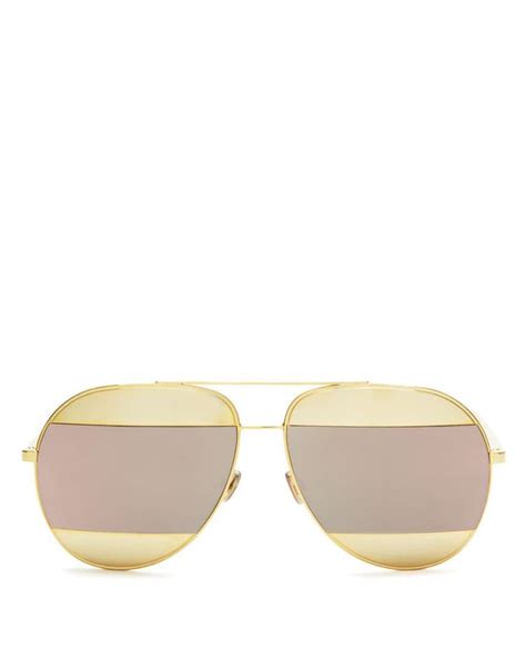 dior split aviators|Bloomingdale's.